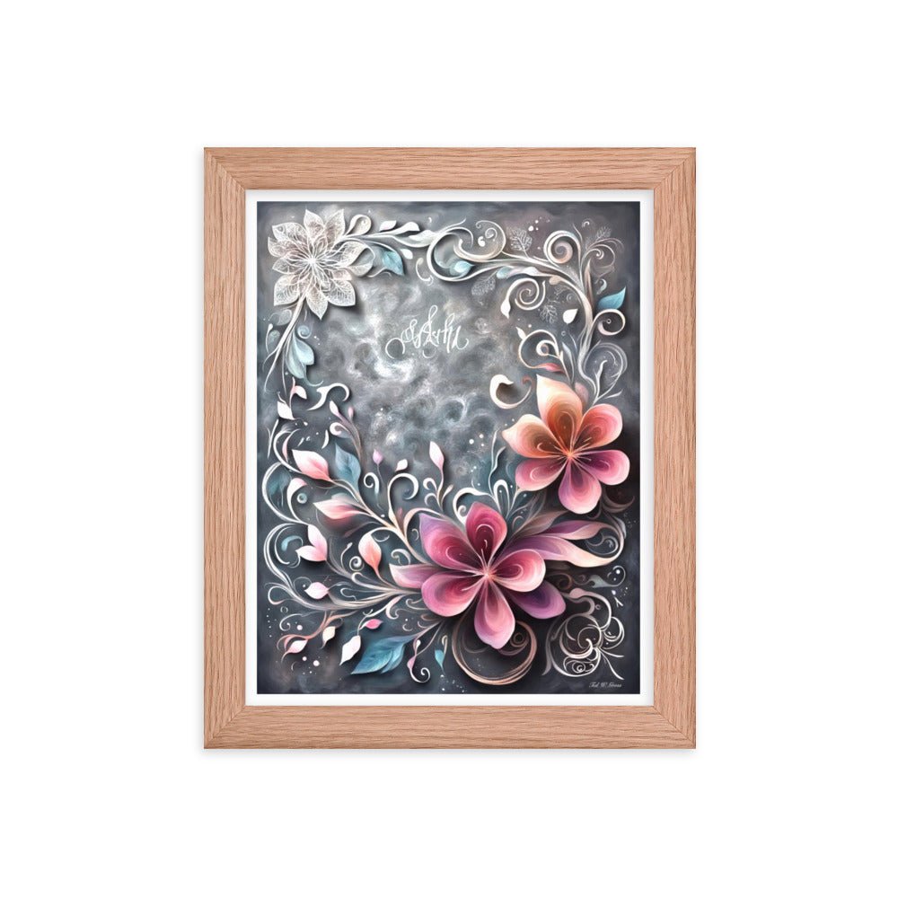 Graceful Elegance - Framed Matte Poster Home & Garden > Decor > Artwork > Posters, Prints, & Visual Artwork