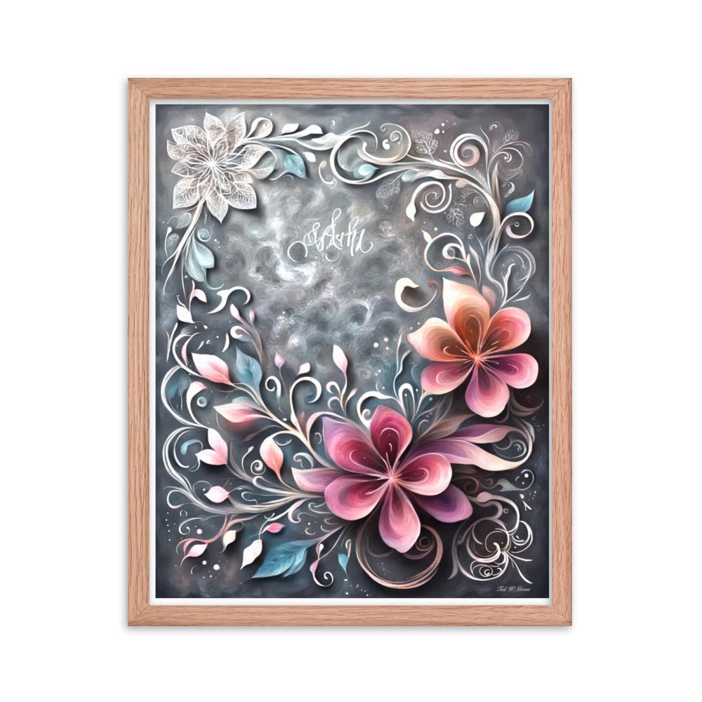 Graceful Elegance - Framed Matte Poster Home & Garden > Decor > Artwork > Posters, Prints, & Visual Artwork