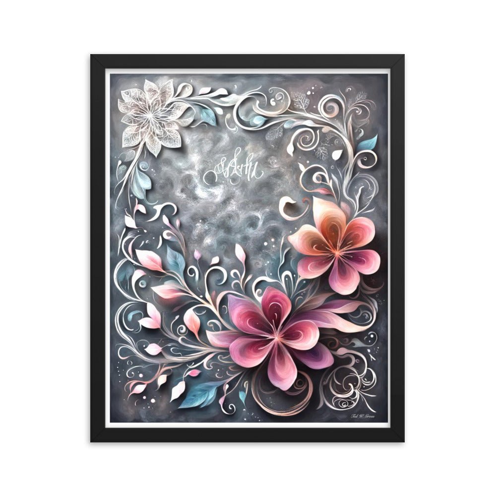 Graceful Elegance - Framed Matte Poster Home & Garden > Decor > Artwork > Posters, Prints, & Visual Artwork