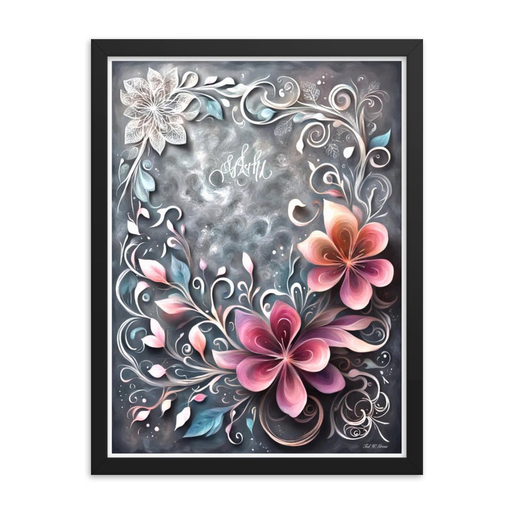 Graceful Elegance - Framed Matte Poster Home & Garden > Decor > Artwork > Posters, Prints, & Visual Artwork