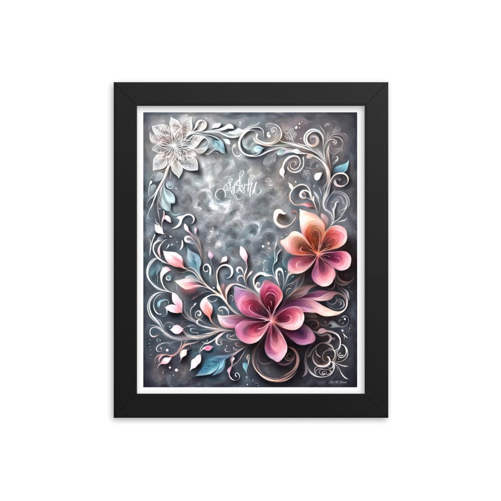 Graceful Elegance - Framed Matte Poster Home & Garden > Decor > Artwork > Posters, Prints, & Visual Artwork