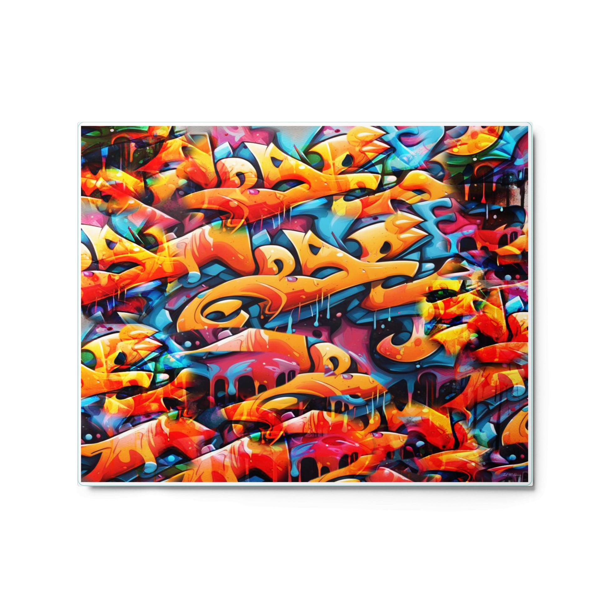 Graffiti Geyser - Metal prints Printed Digital Art