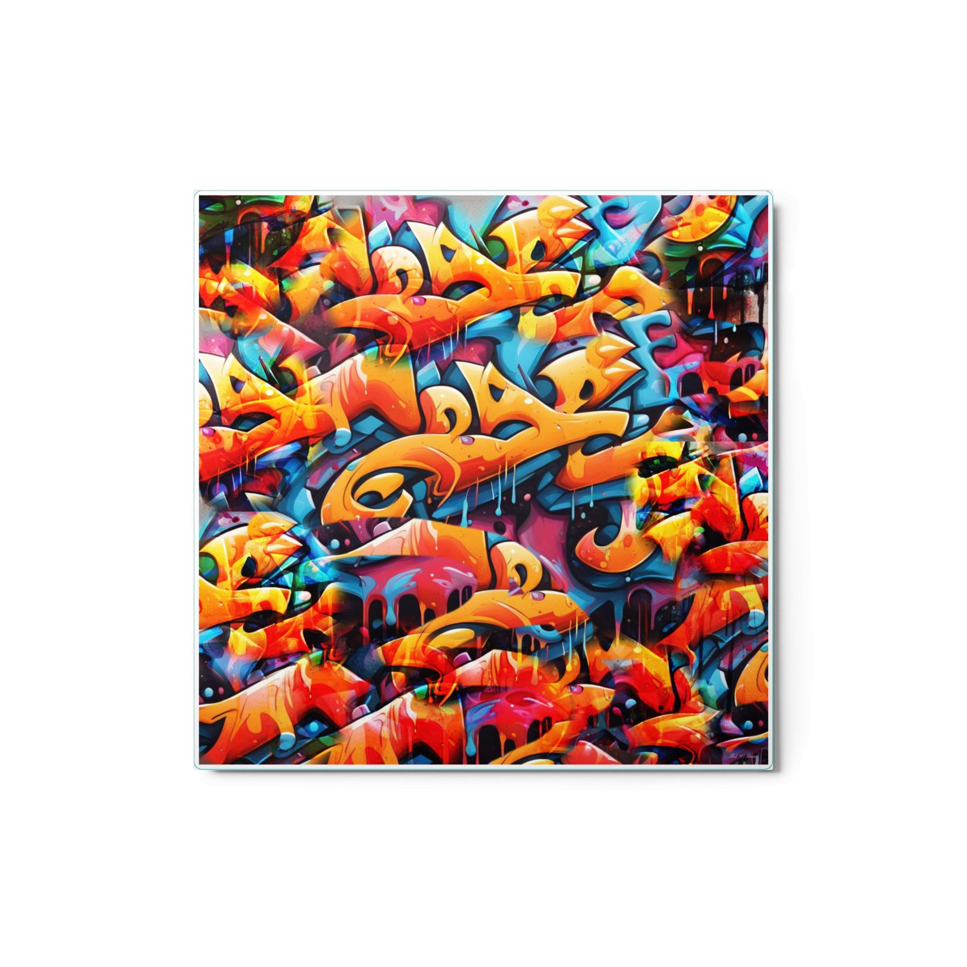 Graffiti Geyser - Metal prints Printed Digital Art