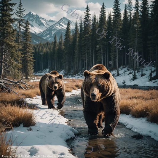 Grizzly Creek Crossing - Stock Photo Stock Photo->1:1