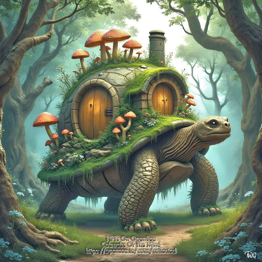 Hobbit Tortoise Tales - Nature's Rhythms NFT Legendary 1 - Drop - Cobwebs Of The Mind