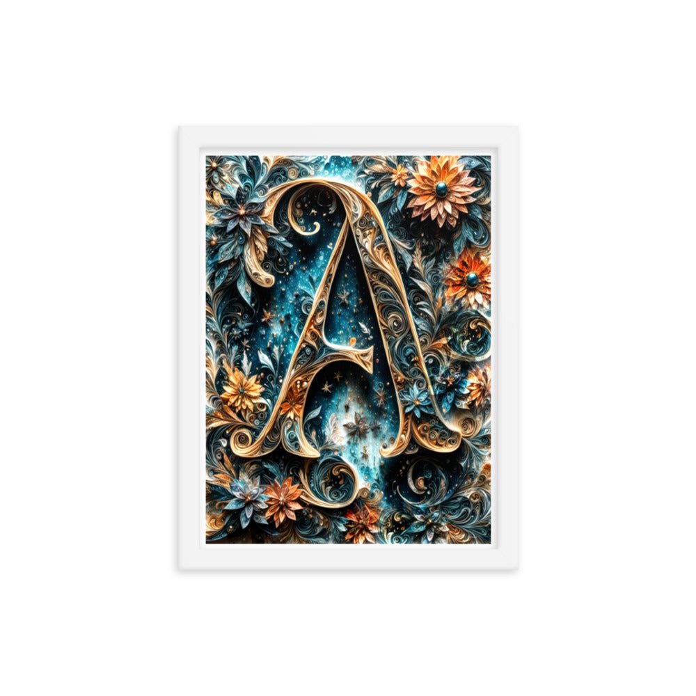 Iridescent Ink Abyss - Framed Matte Poster Home & Garden > Decor > Artwork > Posters, Prints, & Visual Artwork