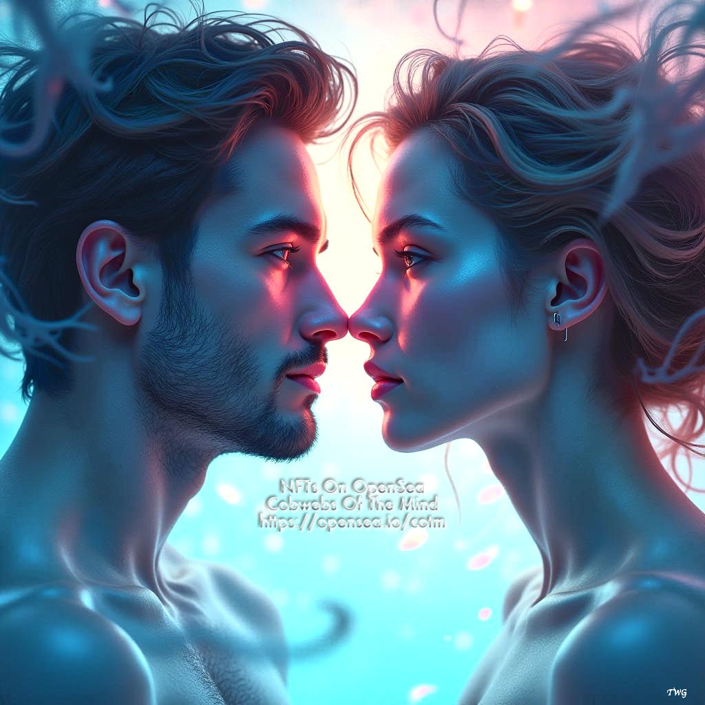 Iridescent Intimacy - OpenSea NFT Portrait Legendary 1-Drop Art > Digital Art > Cobwebs Of The Mind > Abstract > Digital Compositions