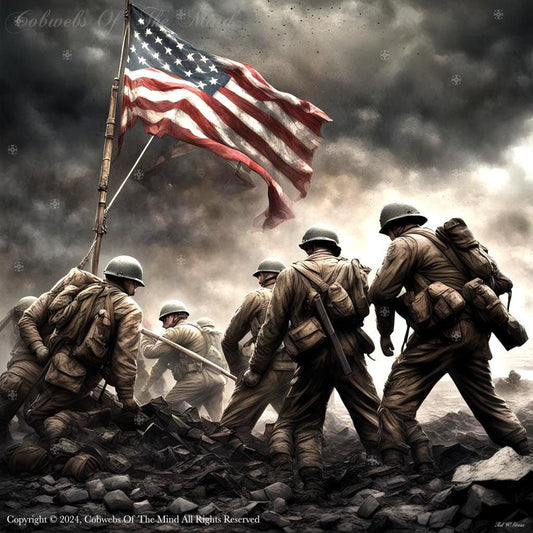Iwo Jima digital art history war World War II Art > Digital Art > Cobwebs Of The Mind > Abstract > Digital Compositions