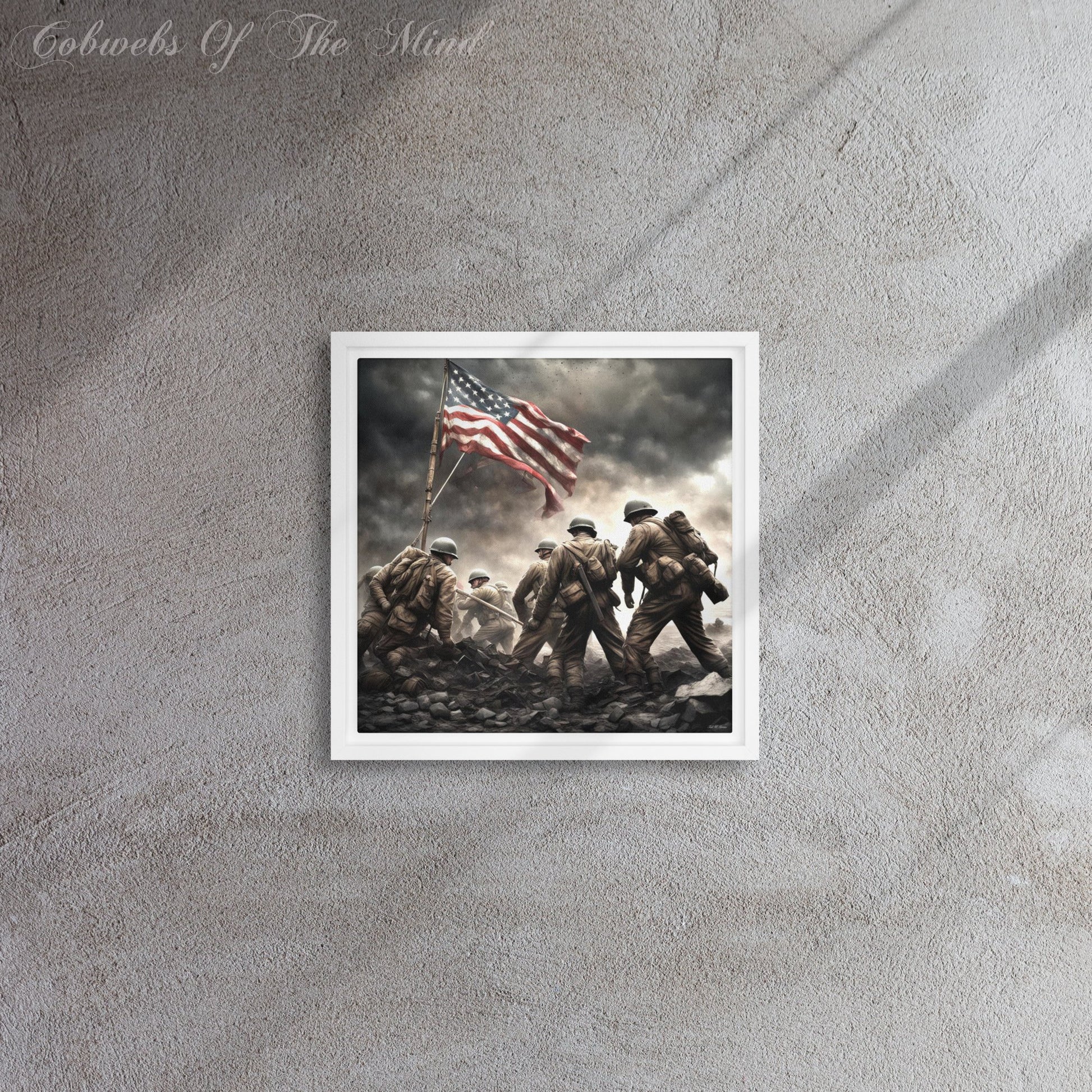 Iwo Jima - Framed canvas Art > Digital Art > Cobwebs Of The Mind > Abstract > Digital Compositions