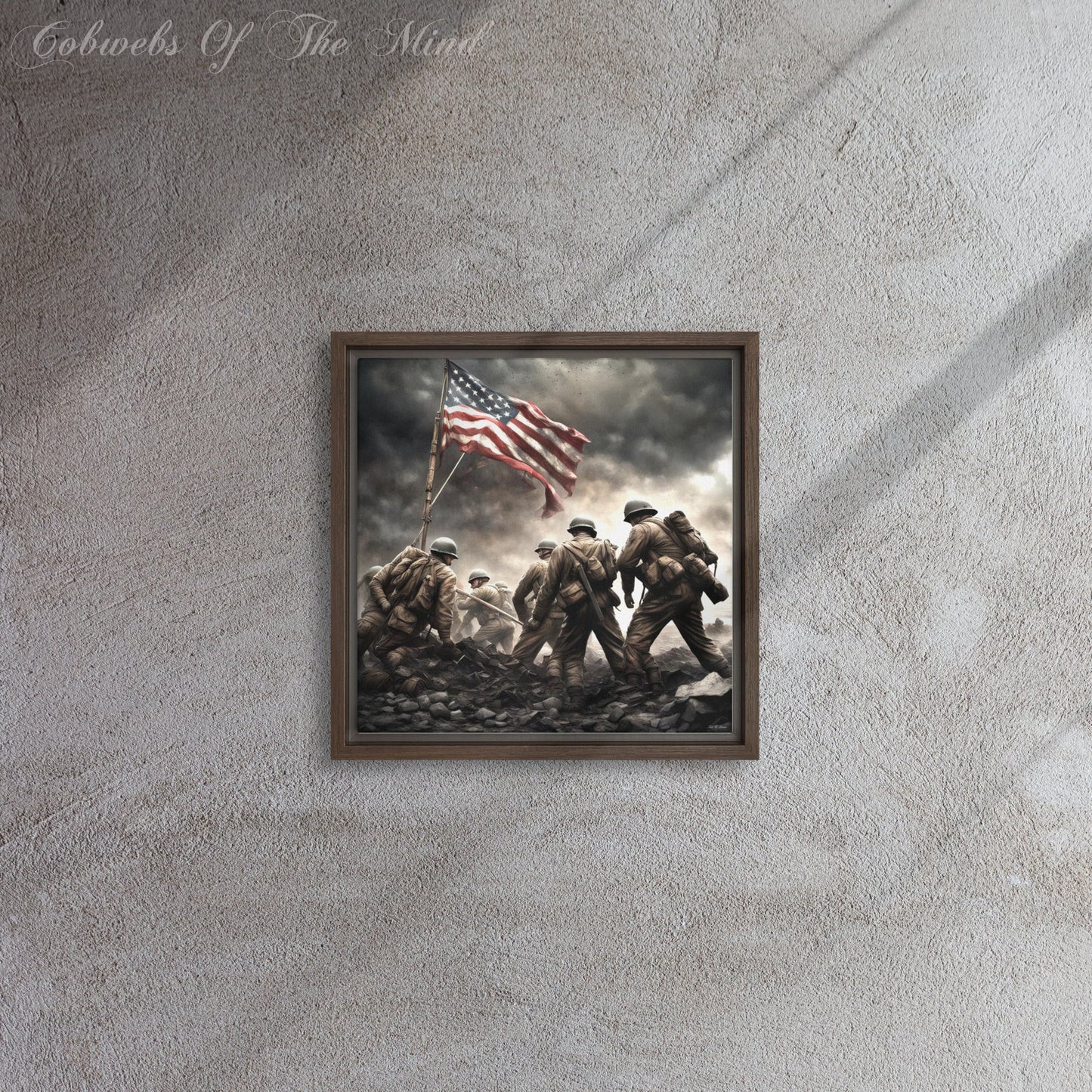 Iwo Jima - Framed canvas Art > Digital Art > Cobwebs Of The Mind > Abstract > Digital Compositions