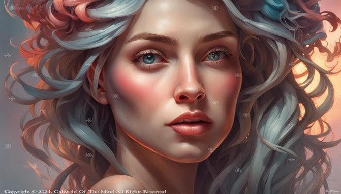 Just Plain Beauty #portrait beauty color fantasy innocence Painting woman Digital Art