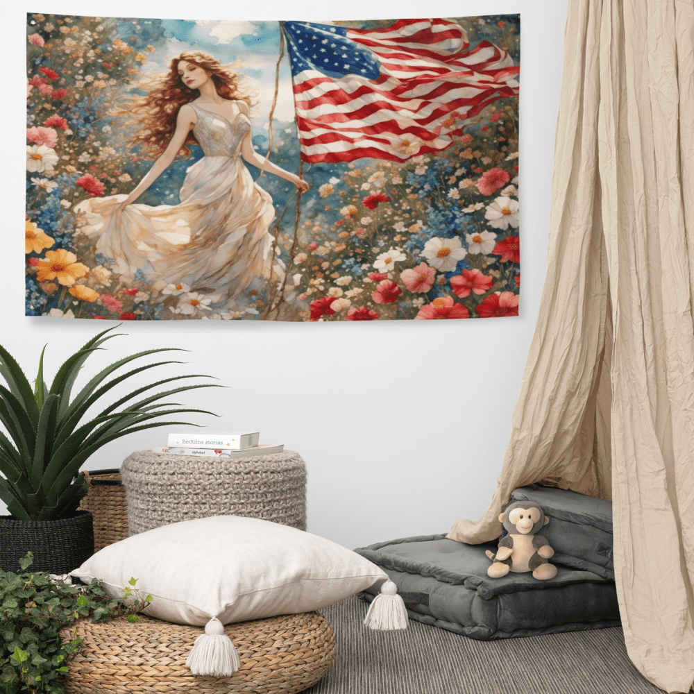 Lady Liberty's Garden - Flag Home & Garden > Decor > Artwork > Posters, Prints, & Visual Artwork