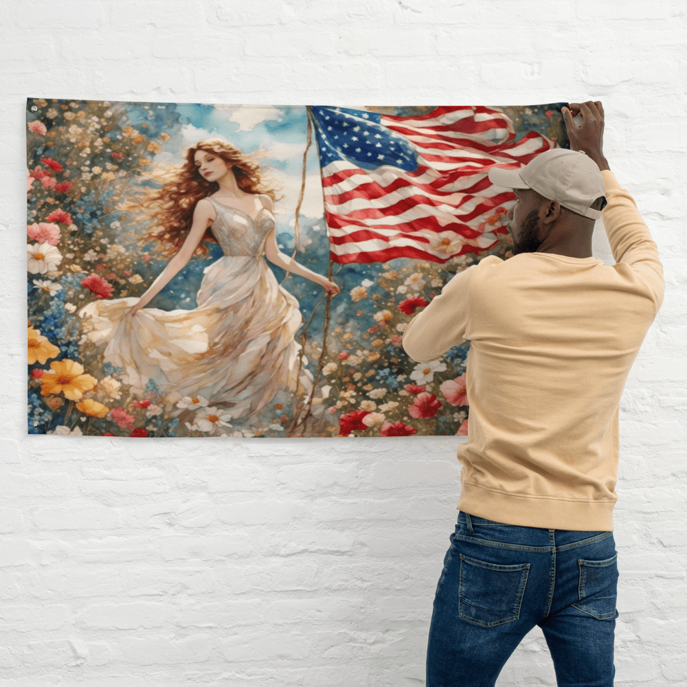 Lady Liberty's Garden - Flag Home & Garden > Decor > Artwork > Posters, Prints, & Visual Artwork