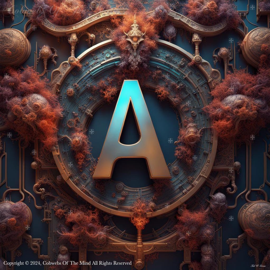 Letter A: English Alphabet – Set 1 Art > Digital Art > Cobwebs Of The Mind > Abstract > Digital Compositions