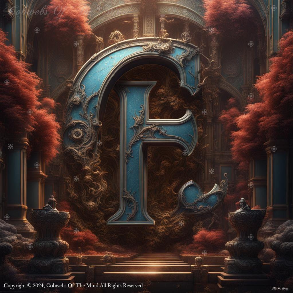 Letter F: English Alphabet – Set 1 Art > Digital Art > Cobwebs Of The Mind > Abstract > Digital Compositions