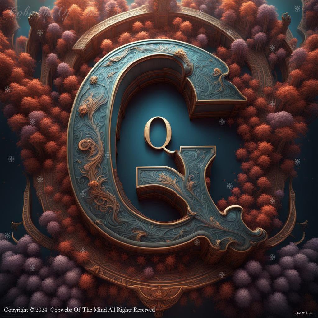 Letter Q: English Alphabet – Set 1 Art > Digital Art > Cobwebs Of The Mind > Abstract > Digital Compositions