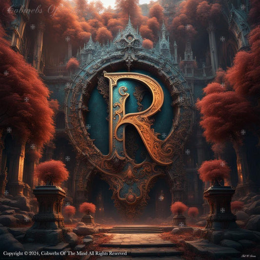 Letter R: English Alphabet – Set 1 Art > Digital Art > Cobwebs Of The Mind > Abstract > Digital Compositions