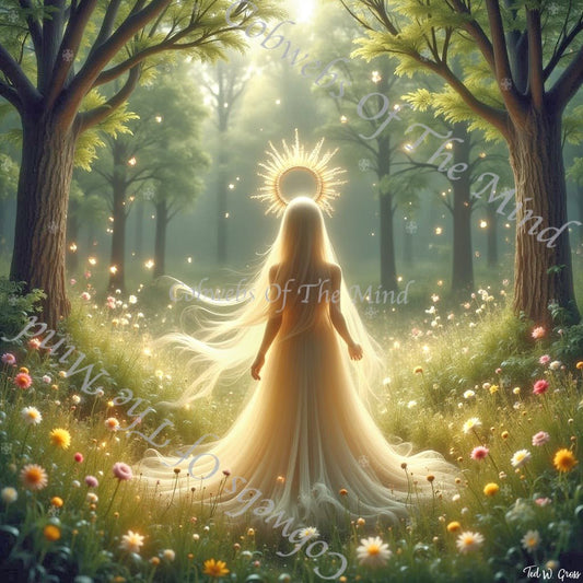 Luminous Destiny - OpenSea Feminine Mosaic NFT 1 - Drop - Cobwebs Of The Mind