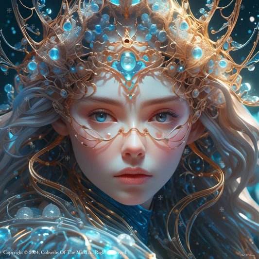 Luminous Spirits-2 (Digital Art) #portrait beauty breathtaking Cobwebs Of The Mind colors dreamweaver imaginative magnificent