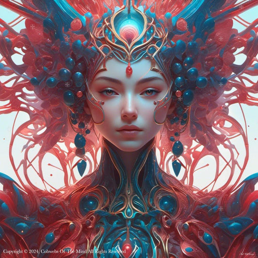 Luminous Spirits-3 (Digital Art) #portrait beauty breathtaking Cobwebs Of The Mind colors dreamweaver imaginative magnificent