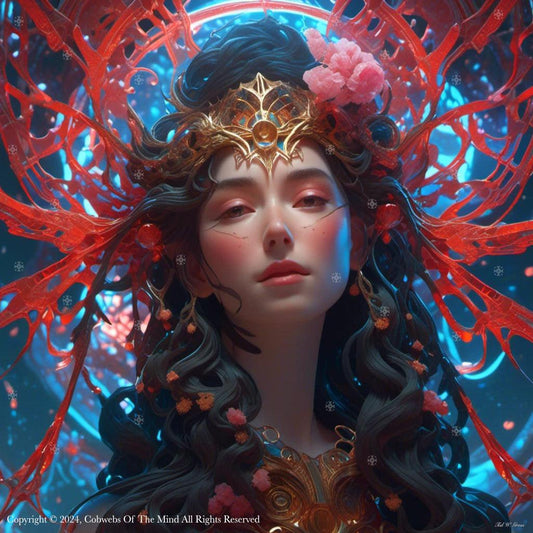 Luminous Spirits-4 (Digital Art) #portrait beauty breathtaking Cobwebs Of The Mind colors dreamweaver imaginative magnificent