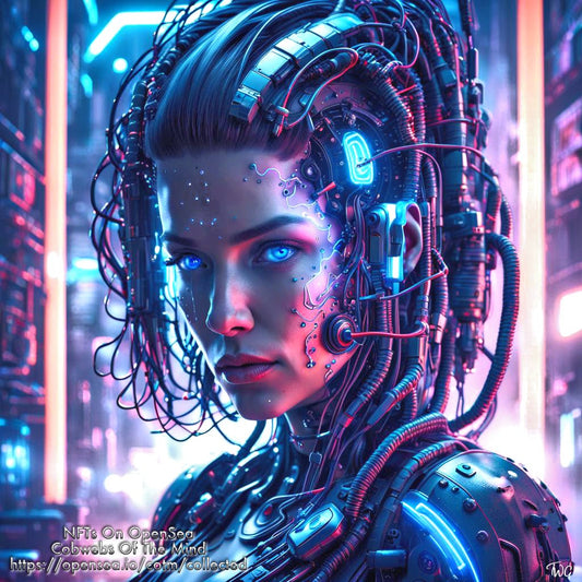 Machine Empress - Cybernetic Vexora NFT Legendary 1 - Drop - Cobwebs Of The Mind