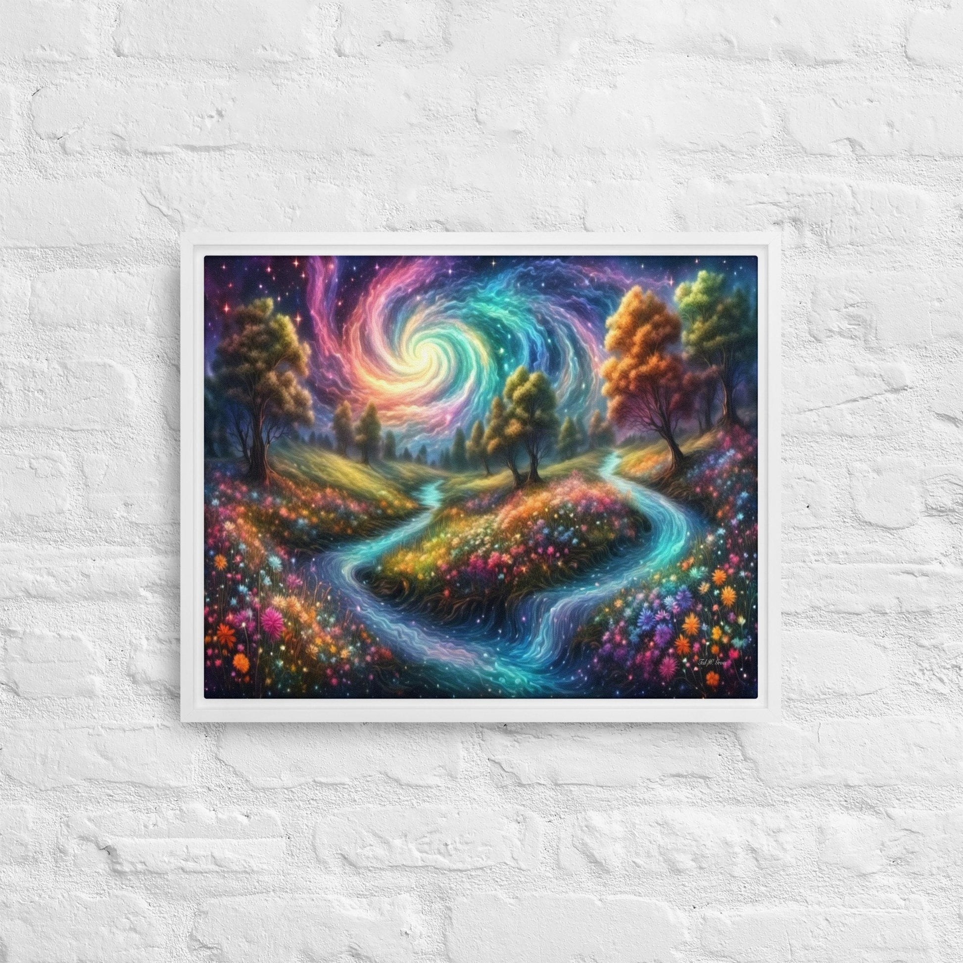 Meadows of Wonder - Framed Canvas Home & Garden > Decor > Artwork > Posters, Prints, & Visual Artwork