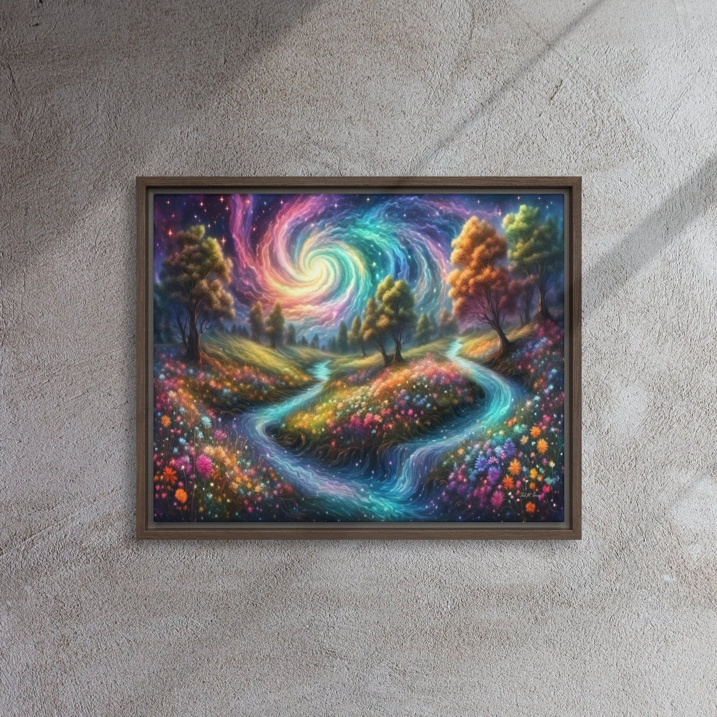 Meadows of Wonder - Framed Canvas Home & Garden > Decor > Artwork > Posters, Prints, & Visual Artwork