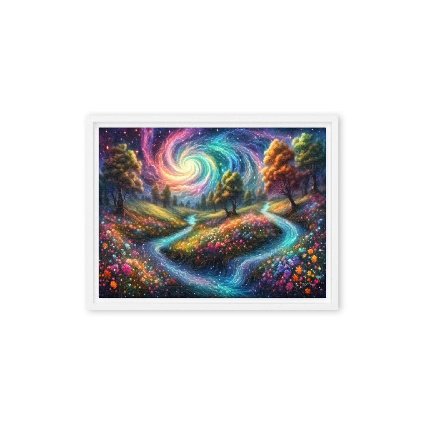 Meadows of Wonder - Framed Canvas Home & Garden > Decor > Artwork > Posters, Prints, & Visual Artwork