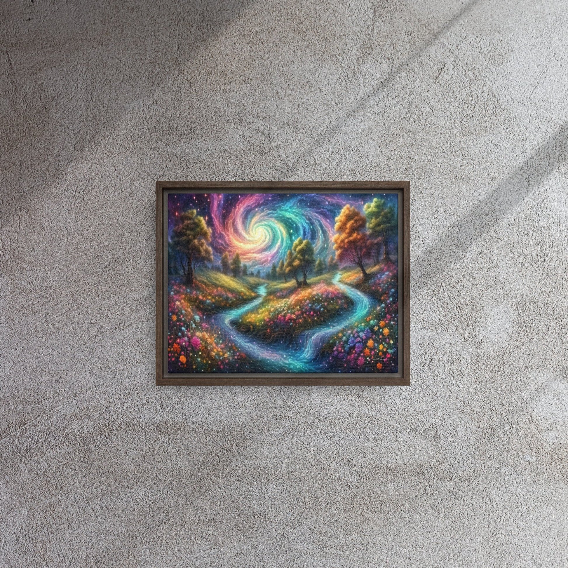 Meadows of Wonder - Framed Canvas Home & Garden > Decor > Artwork > Posters, Prints, & Visual Artwork