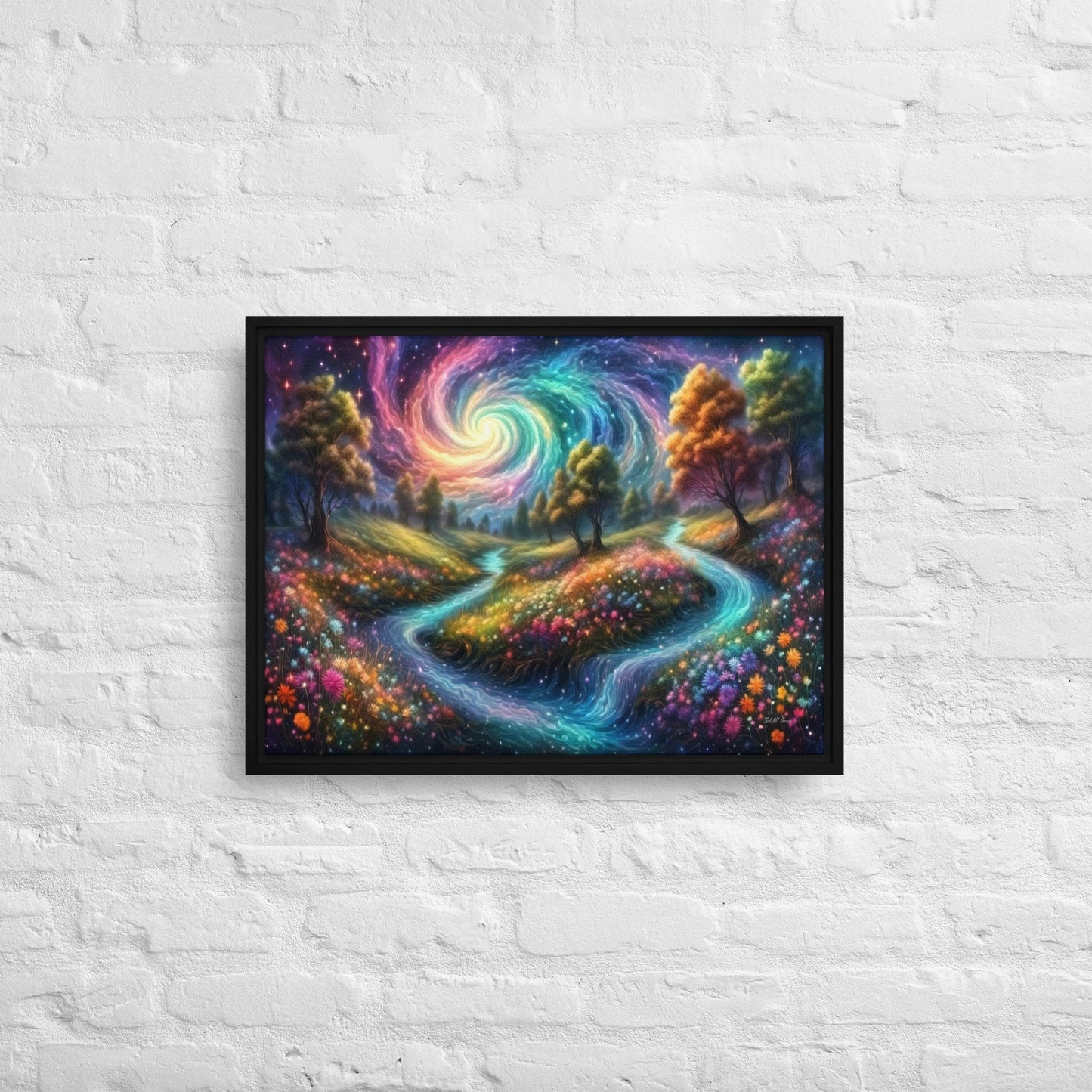 Meadows of Wonder - Framed Canvas Home & Garden > Decor > Artwork > Posters, Prints, & Visual Artwork