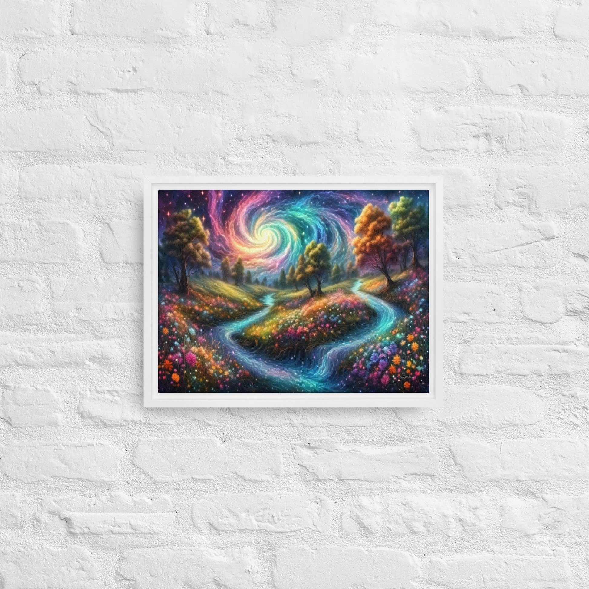 Meadows of Wonder - Framed Canvas Home & Garden > Decor > Artwork > Posters, Prints, & Visual Artwork
