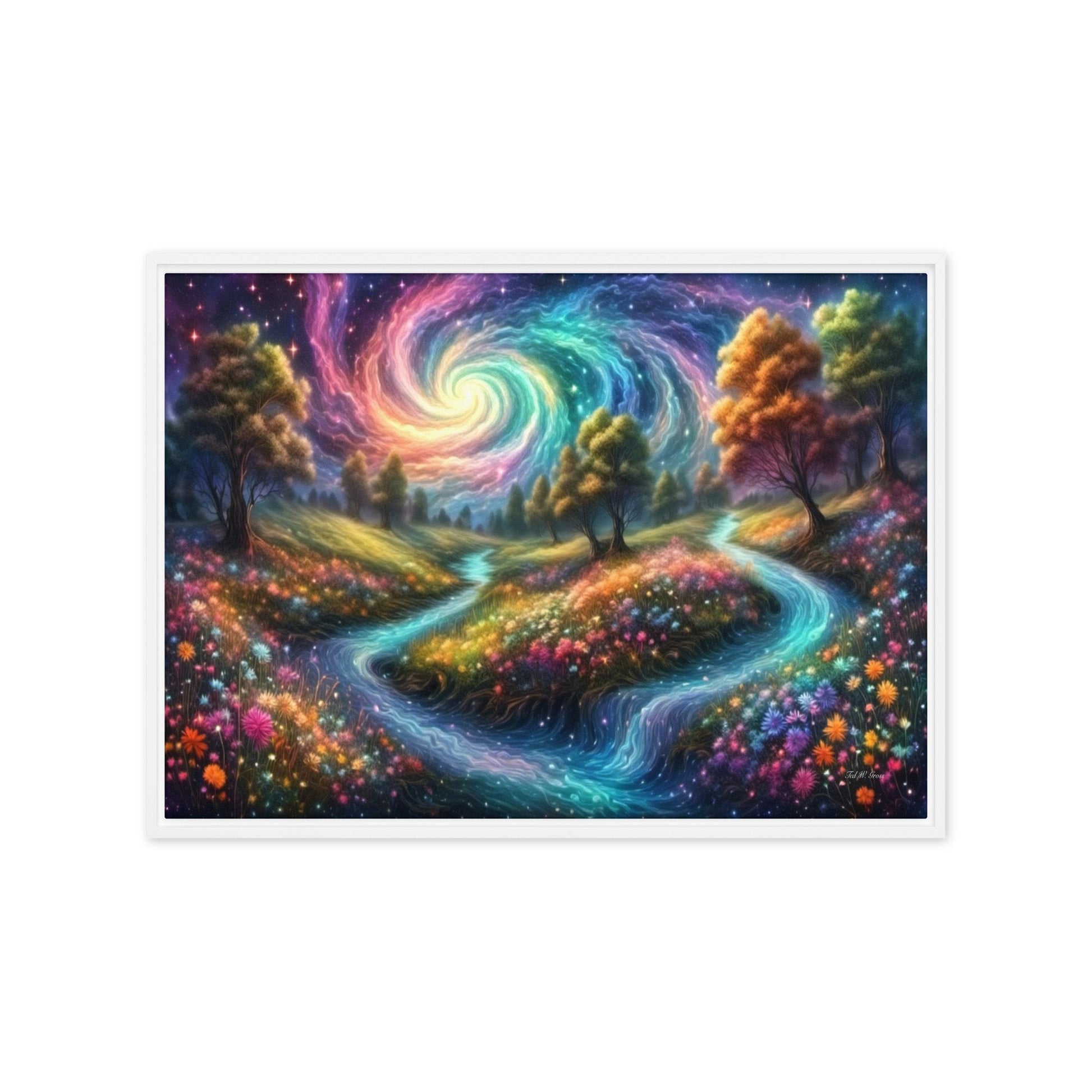 Meadows of Wonder - Framed Canvas Home & Garden > Decor > Artwork > Posters, Prints, & Visual Artwork