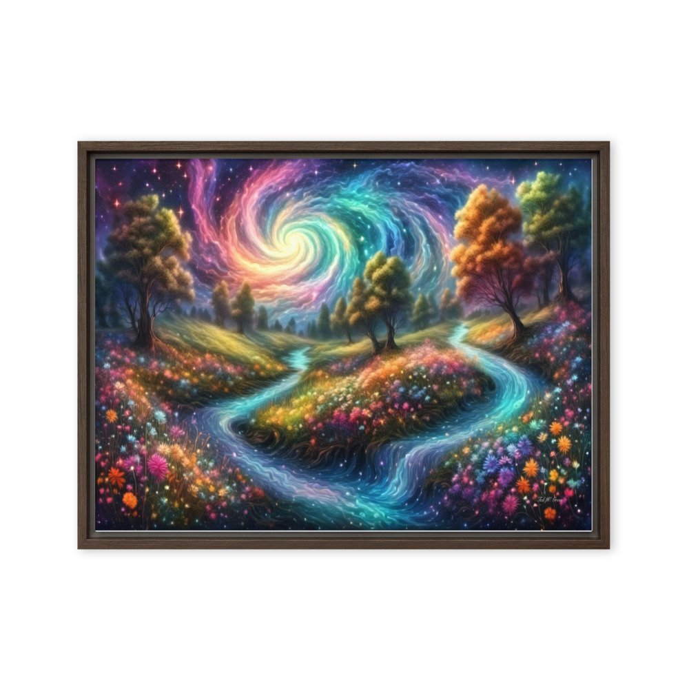 Meadows of Wonder - Framed Canvas Home & Garden > Decor > Artwork > Posters, Prints, & Visual Artwork