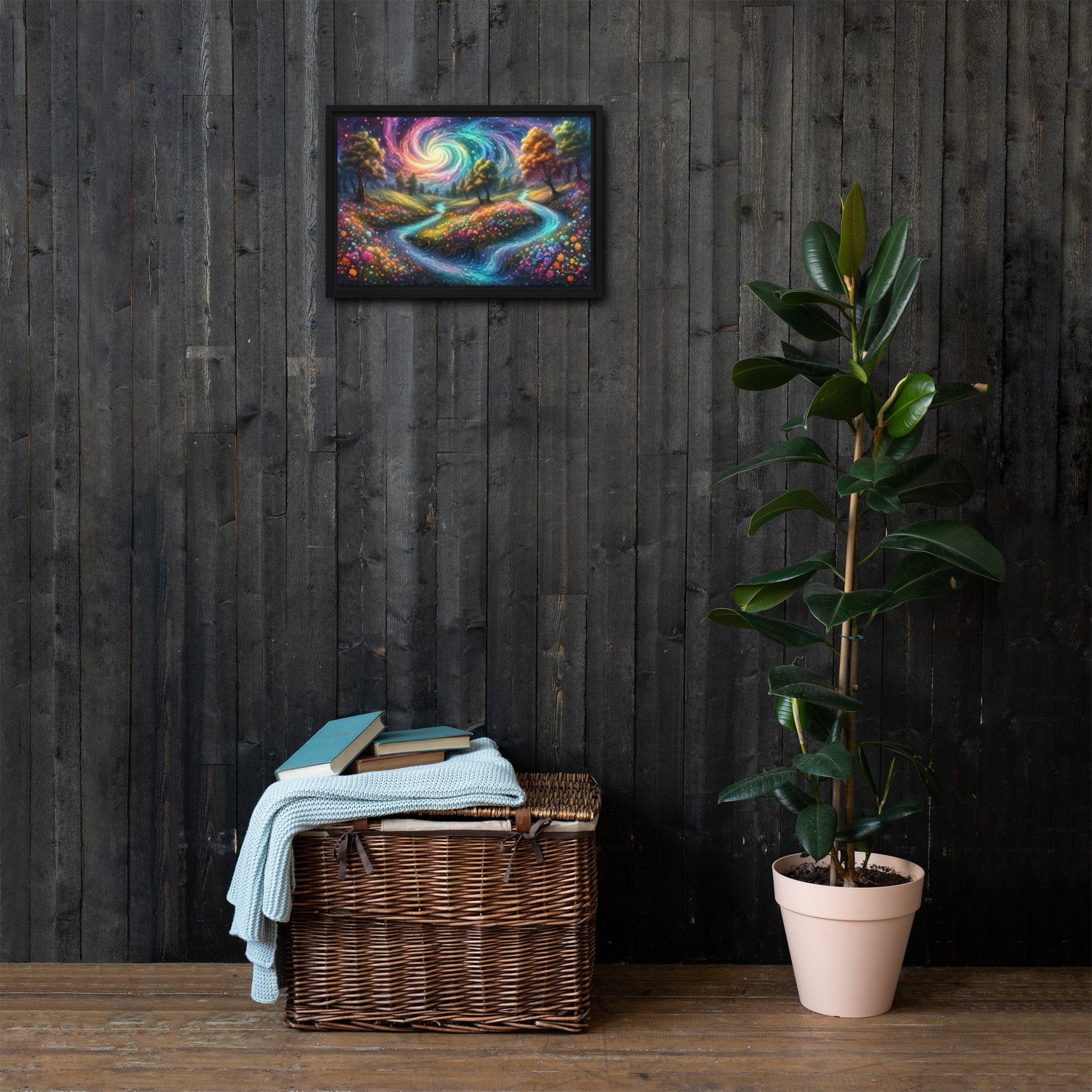 Meadows of Wonder - Framed Canvas Home & Garden > Decor > Artwork > Posters, Prints, & Visual Artwork