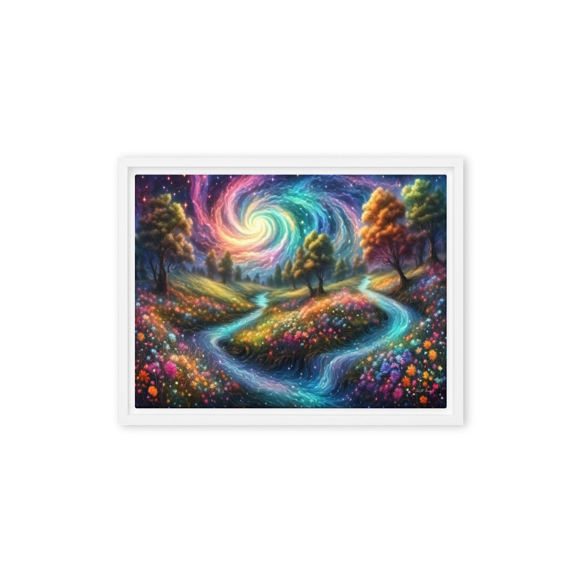 Meadows of Wonder - Framed Canvas Home & Garden > Decor > Artwork > Posters, Prints, & Visual Artwork