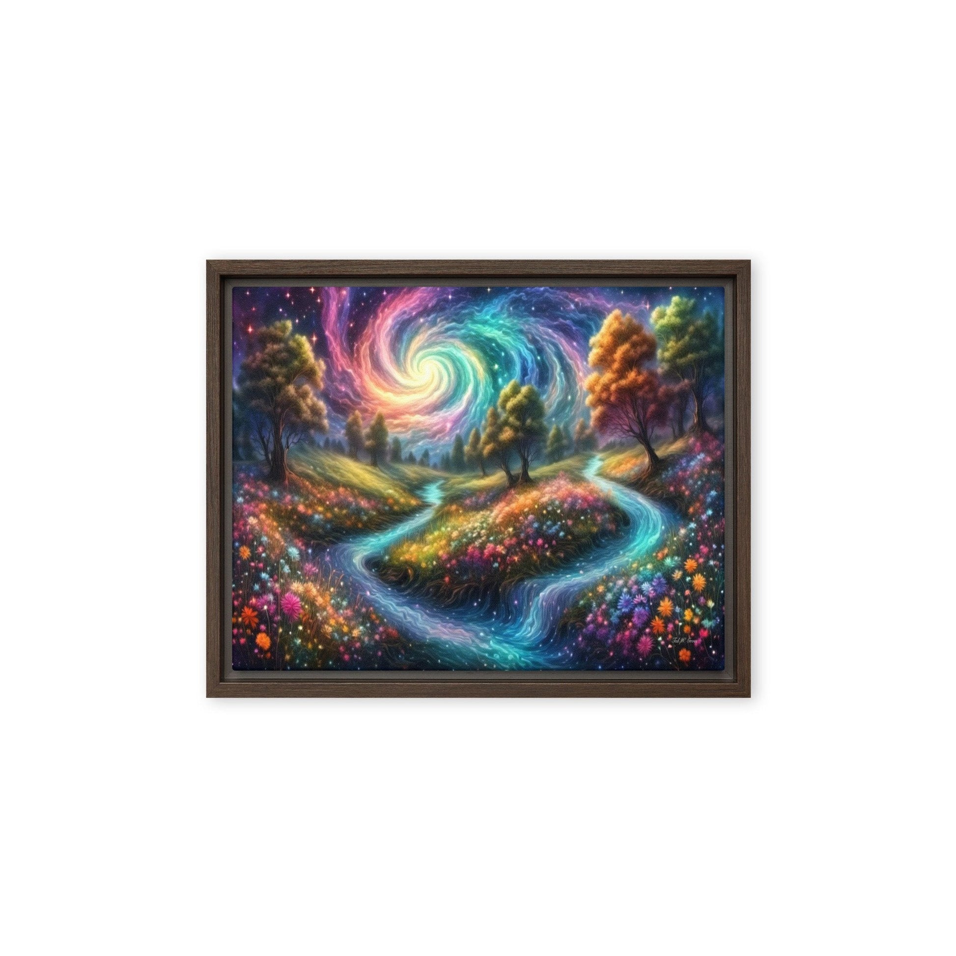 Meadows of Wonder - Framed Canvas Home & Garden > Decor > Artwork > Posters, Prints, & Visual Artwork