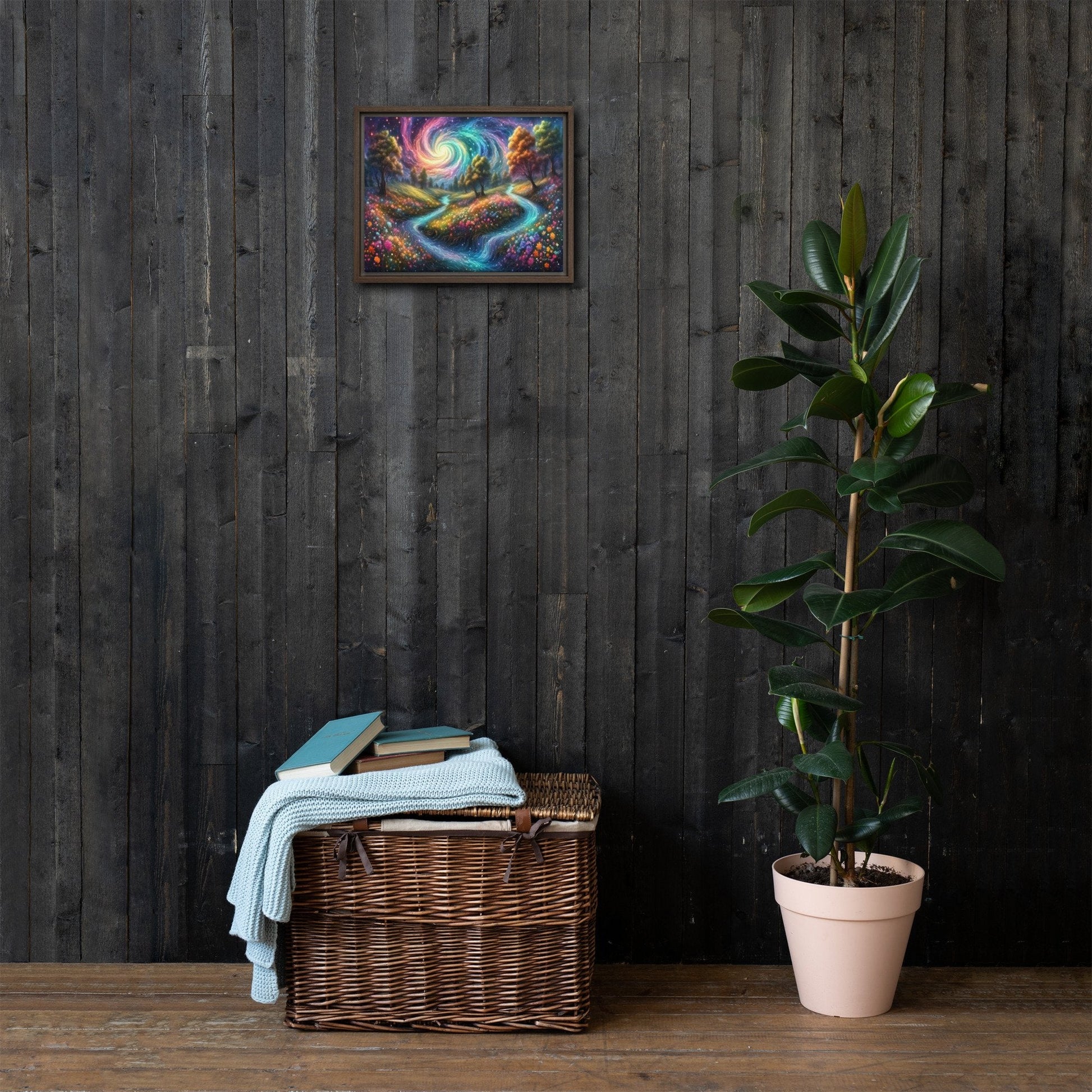 Meadows of Wonder - Framed Canvas Home & Garden > Decor > Artwork > Posters, Prints, & Visual Artwork