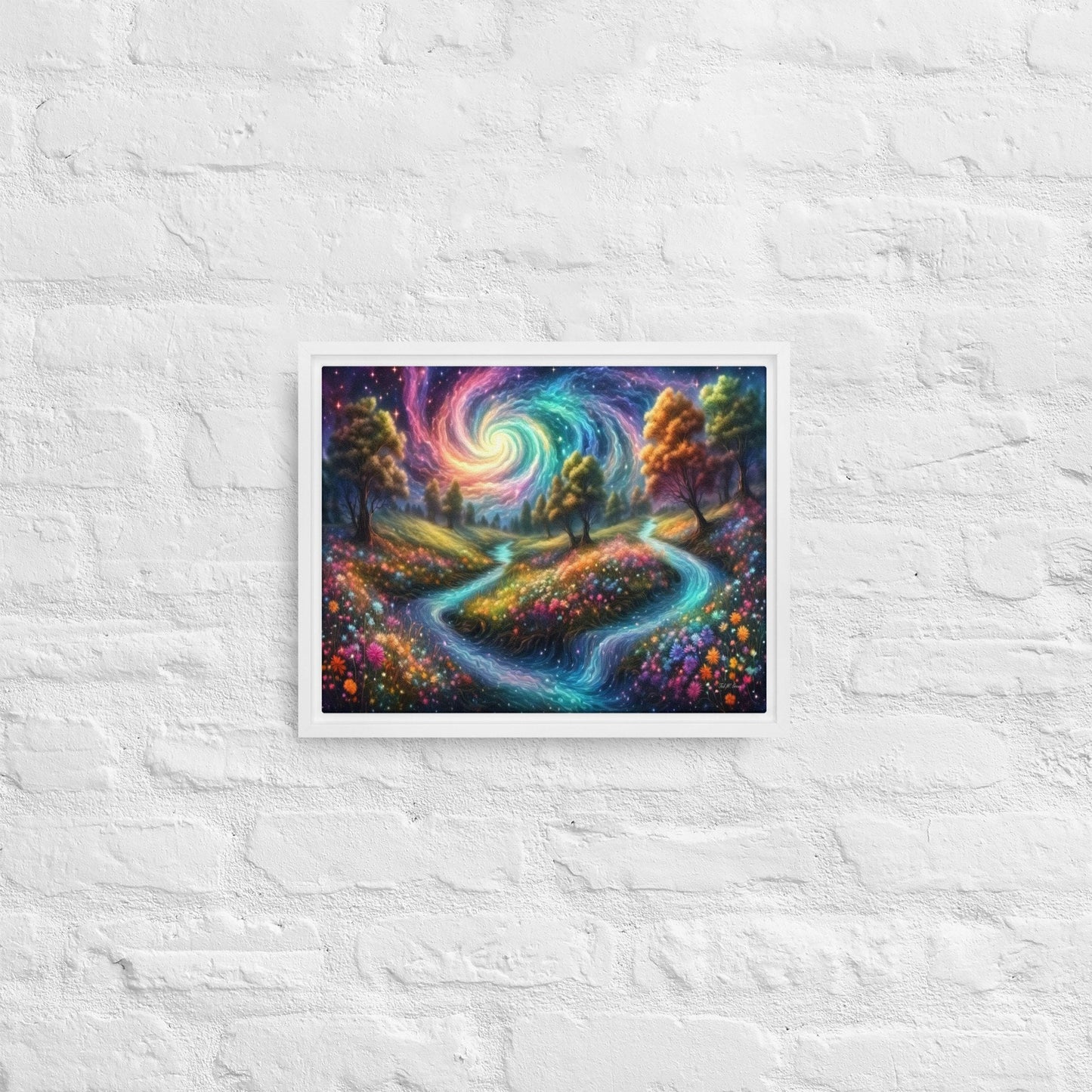 Meadows of Wonder - Framed Canvas Home & Garden > Decor > Artwork > Posters, Prints, & Visual Artwork