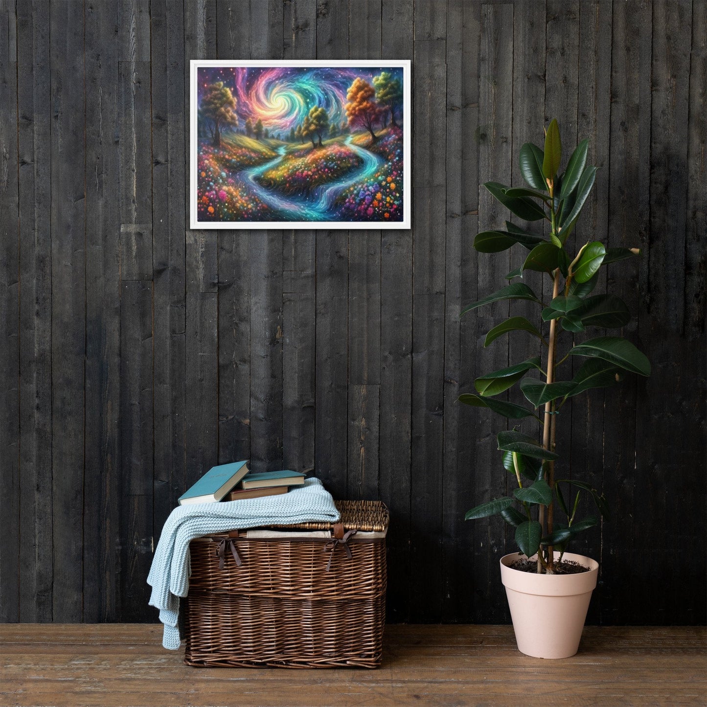 Meadows of Wonder - Framed Canvas Home & Garden > Decor > Artwork > Posters, Prints, & Visual Artwork