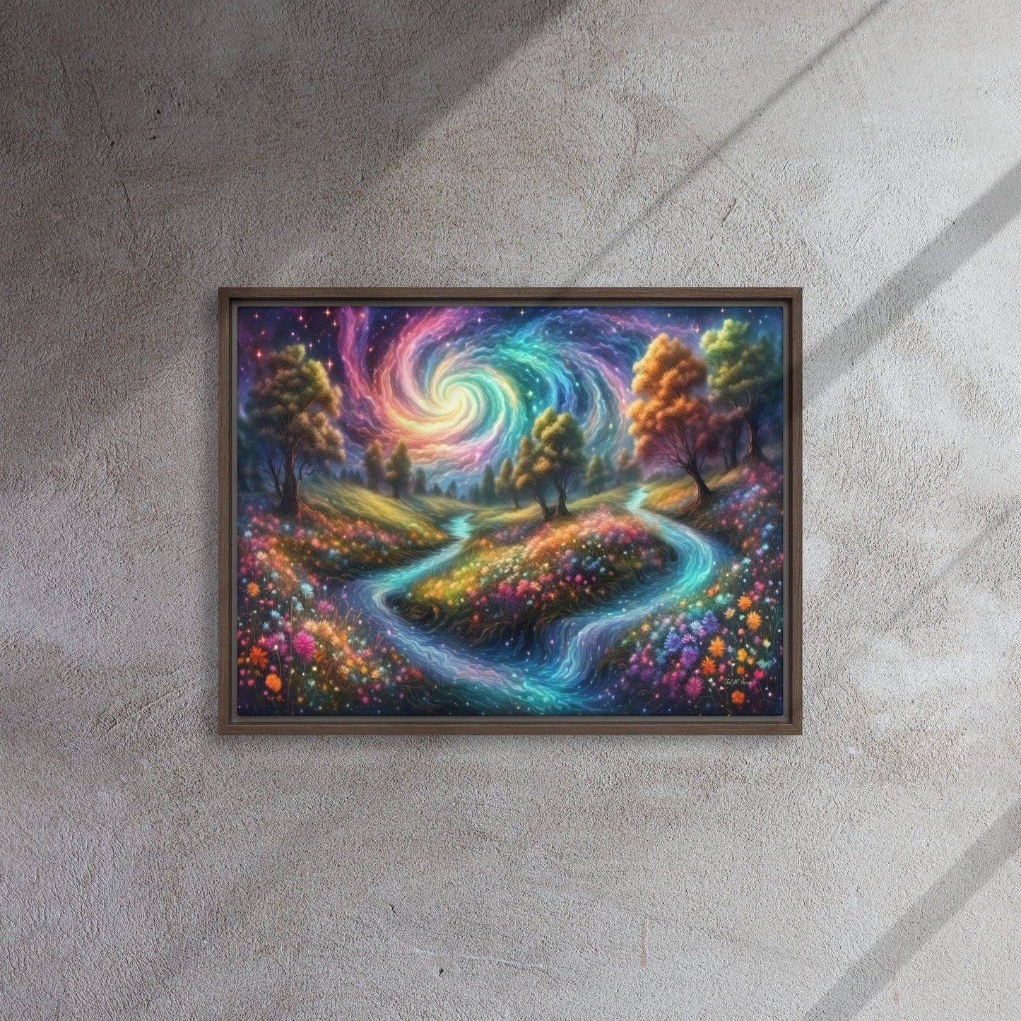 Meadows of Wonder - Framed Canvas Home & Garden > Decor > Artwork > Posters, Prints, & Visual Artwork