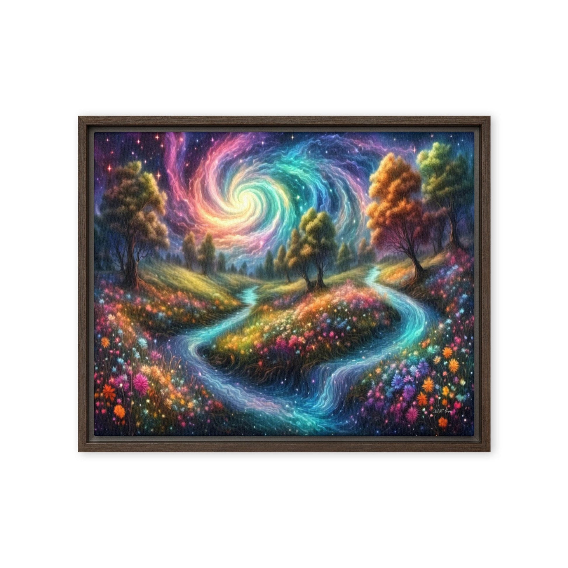 Meadows of Wonder - Framed Canvas Home & Garden > Decor > Artwork > Posters, Prints, & Visual Artwork