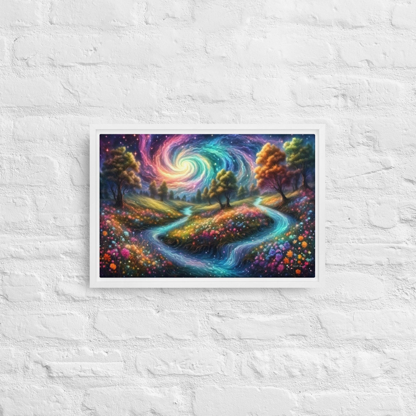 Meadows of Wonder - Framed Canvas Home & Garden > Decor > Artwork > Posters, Prints, & Visual Artwork