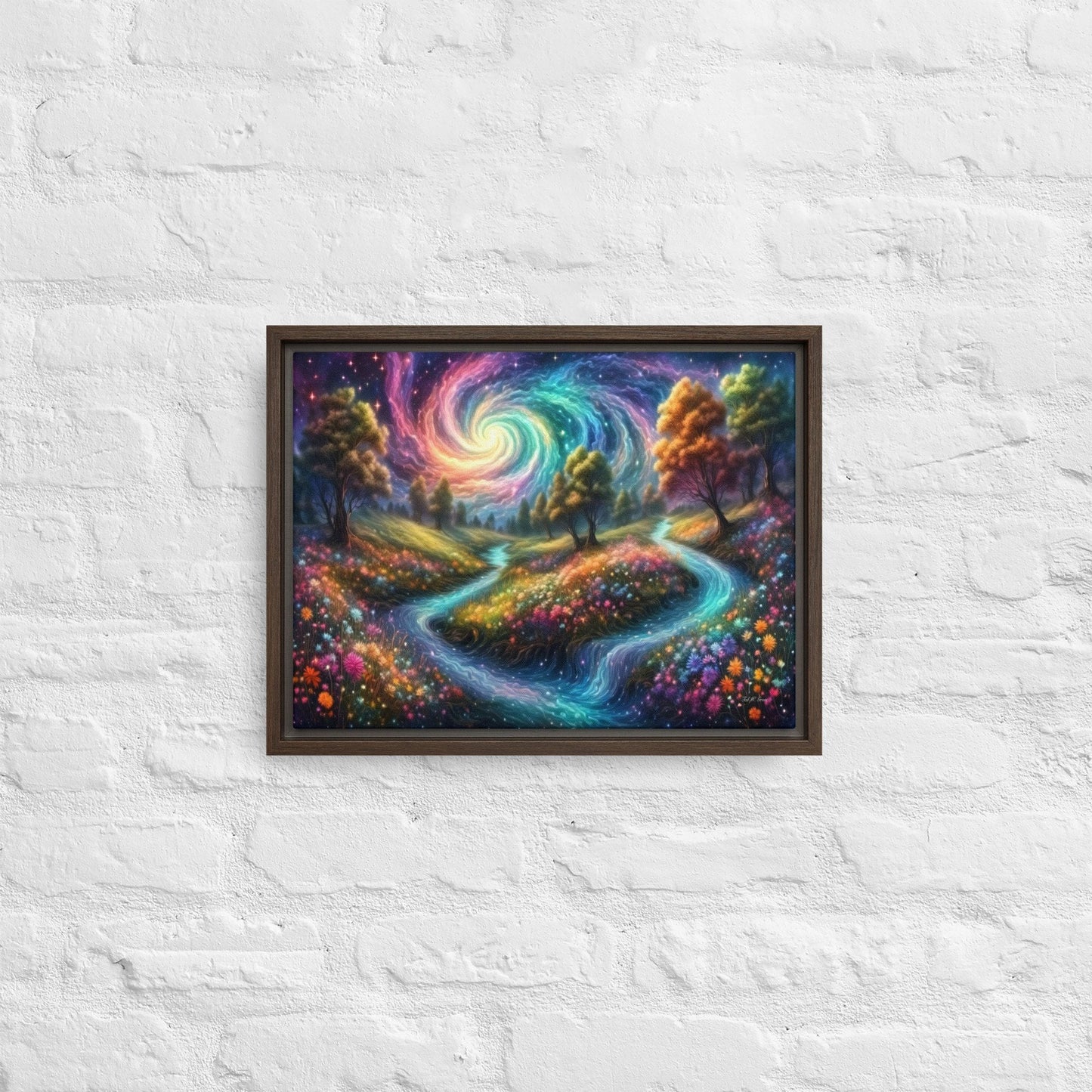 Meadows of Wonder - Framed Canvas Home & Garden > Decor > Artwork > Posters, Prints, & Visual Artwork