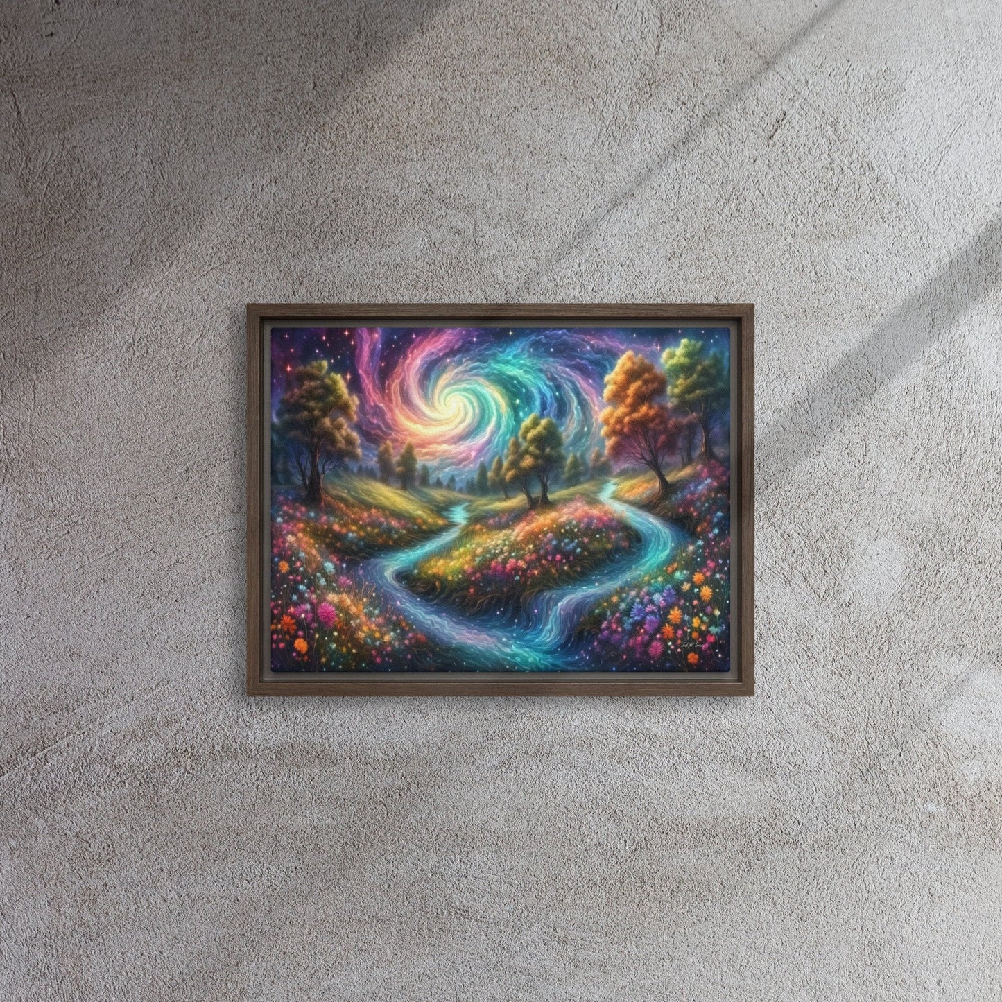 Meadows of Wonder - Framed Canvas Home & Garden > Decor > Artwork > Posters, Prints, & Visual Artwork