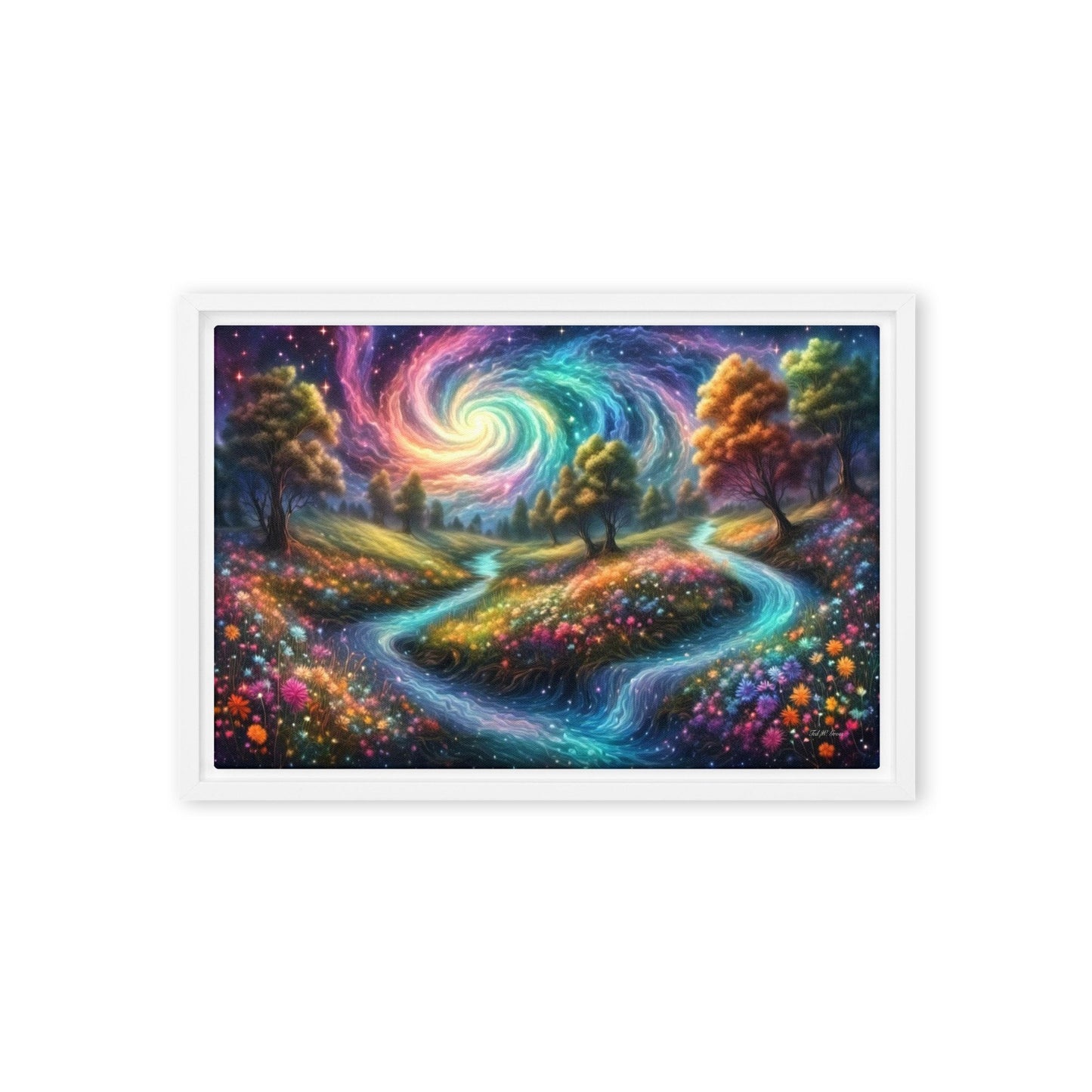 Meadows of Wonder - Framed Canvas Home & Garden > Decor > Artwork > Posters, Prints, & Visual Artwork