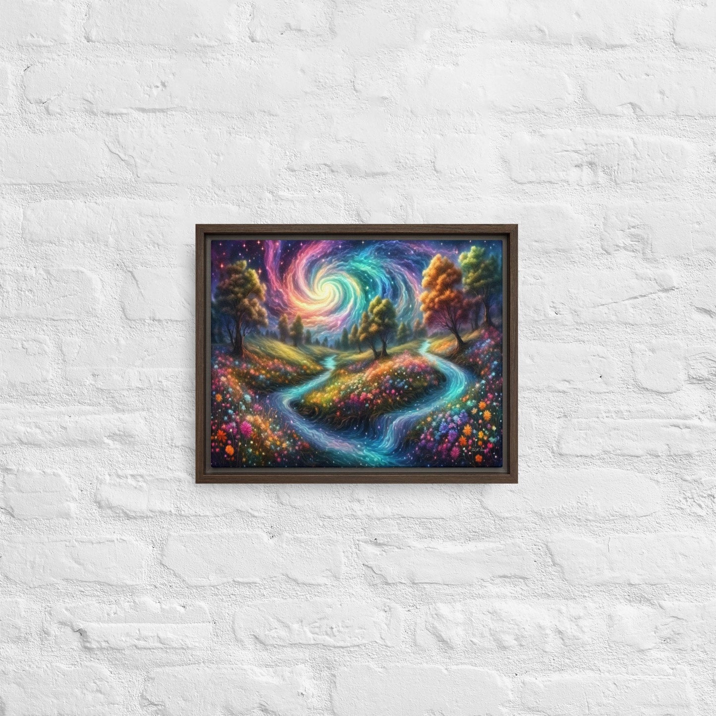 Meadows of Wonder - Framed Canvas Home & Garden > Decor > Artwork > Posters, Prints, & Visual Artwork