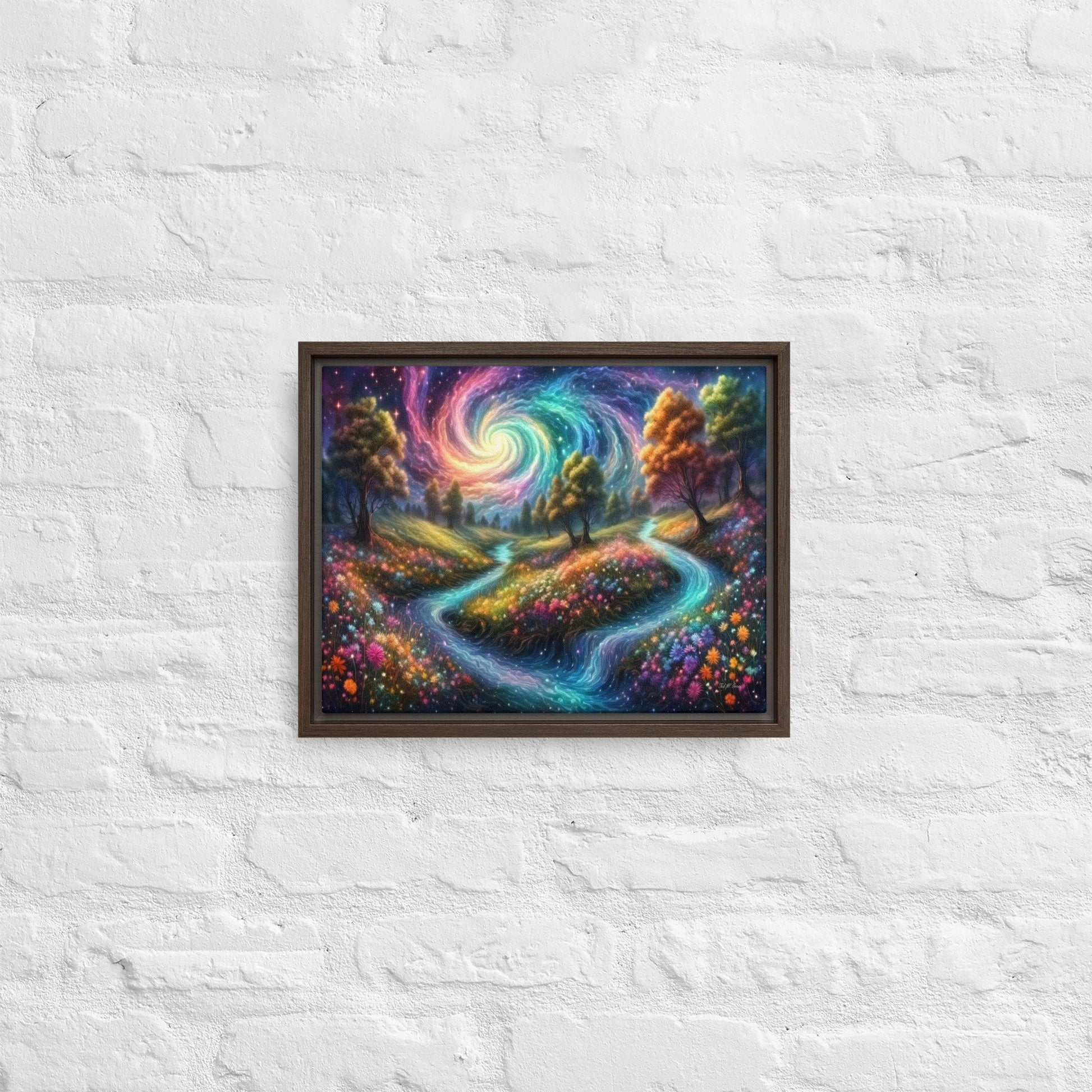 Meadows of Wonder - Framed Canvas Home & Garden > Decor > Artwork > Posters, Prints, & Visual Artwork