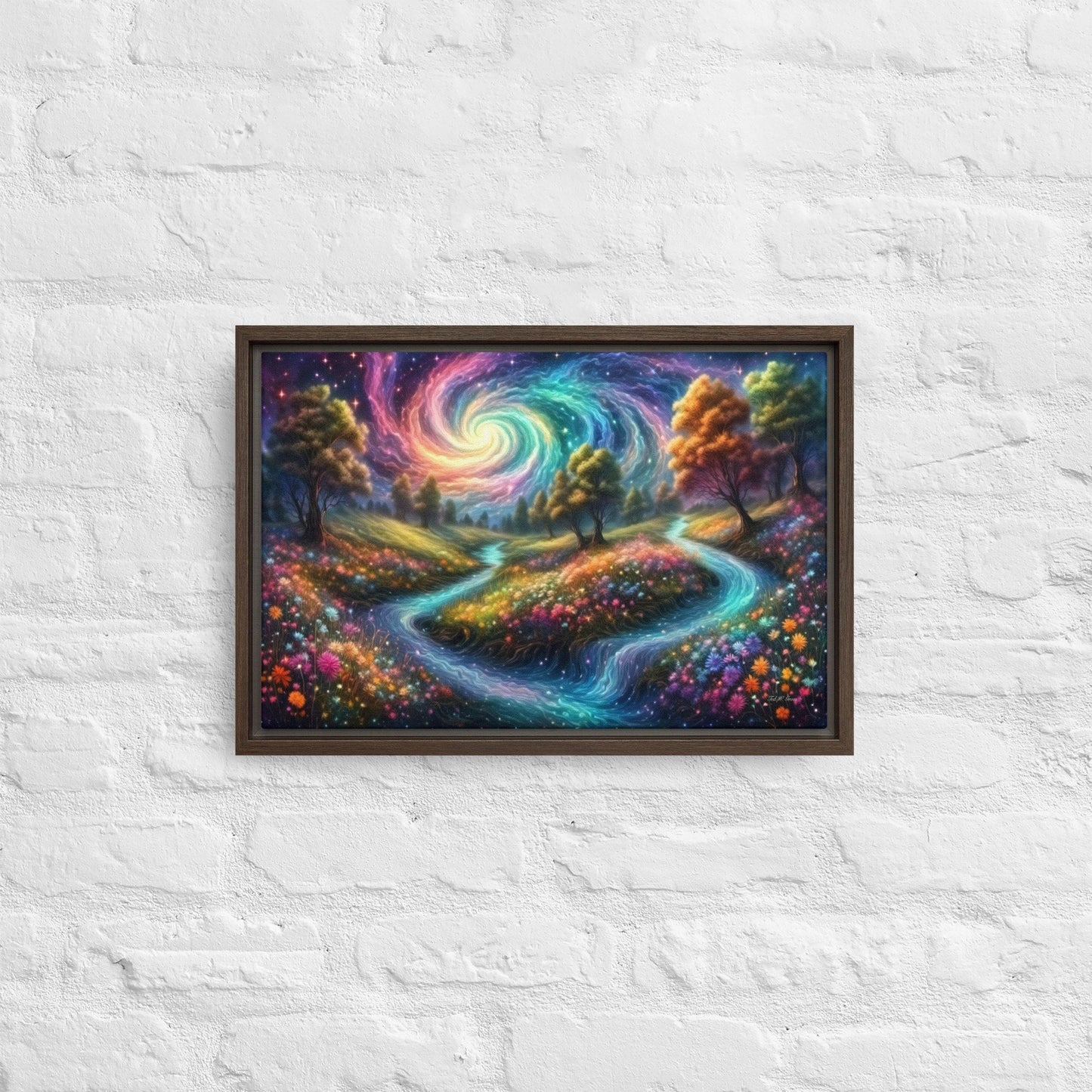Meadows of Wonder - Framed Canvas Home & Garden > Decor > Artwork > Posters, Prints, & Visual Artwork