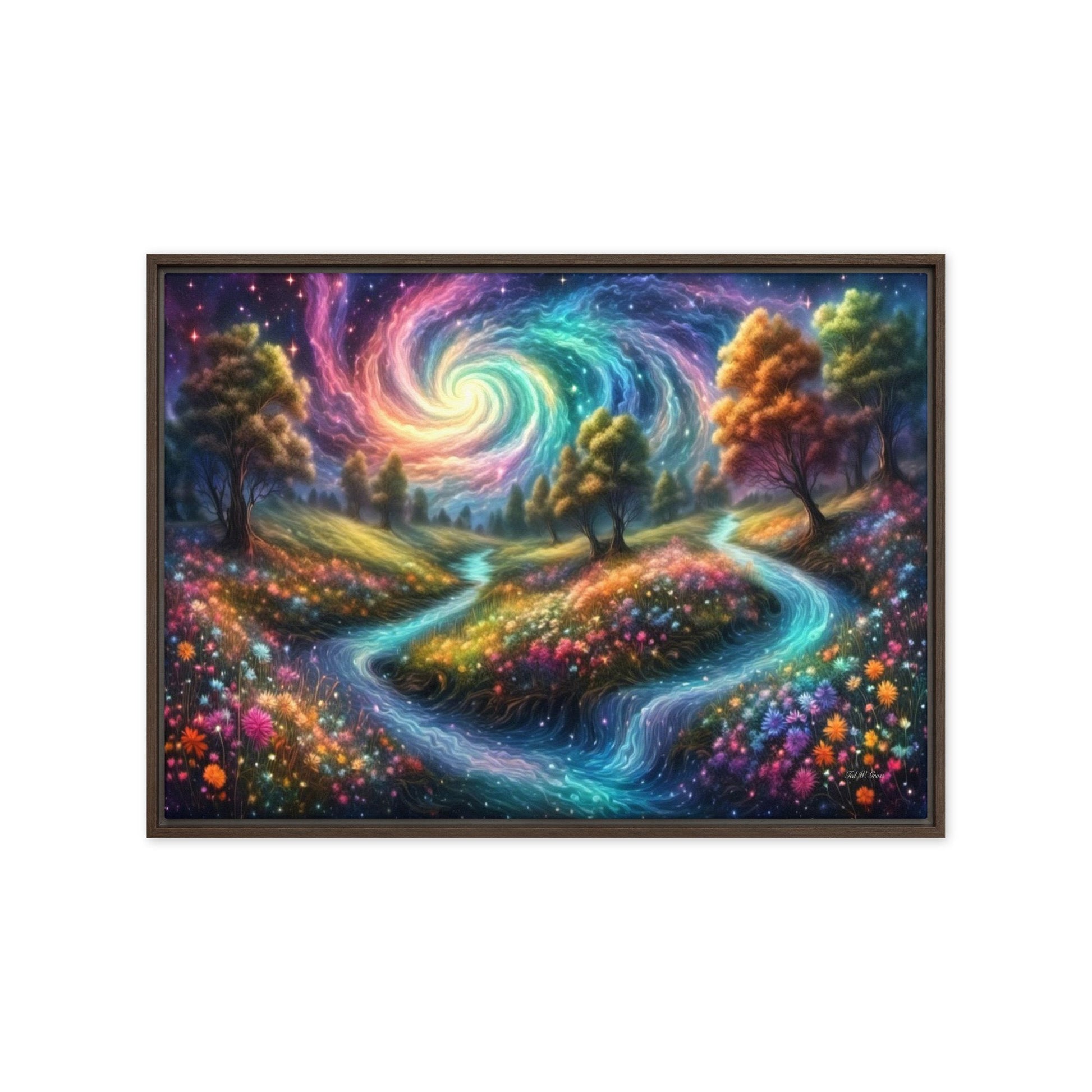Meadows of Wonder - Framed Canvas Home & Garden > Decor > Artwork > Posters, Prints, & Visual Artwork